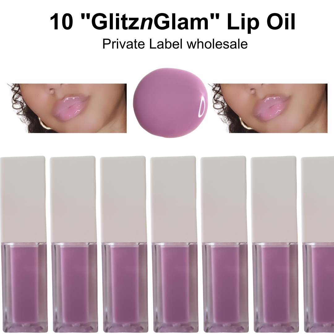 10 "GlitzNglam" Hydrating LipGlow Oil