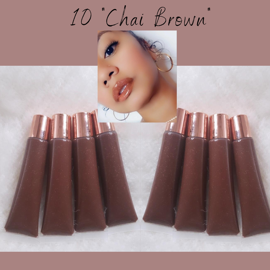 10 "Chai Brown" Lipgloss