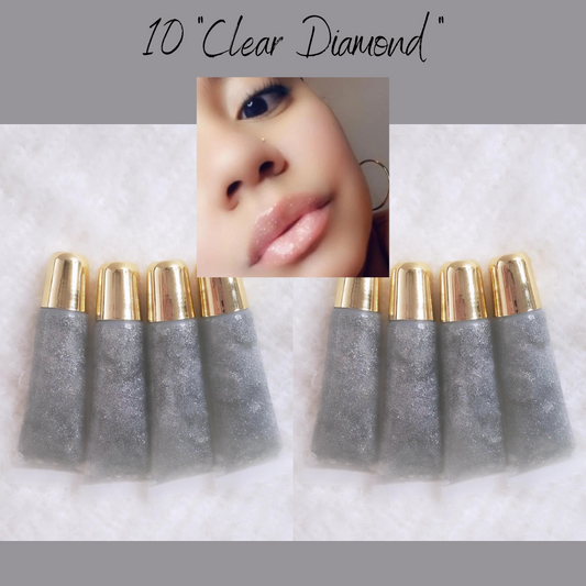 10 "Clear Diamond" Lipgloss