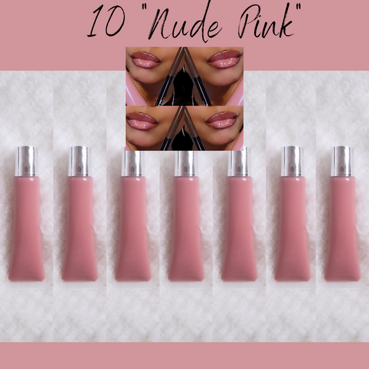 10 "Nude Pink" Lipgloss