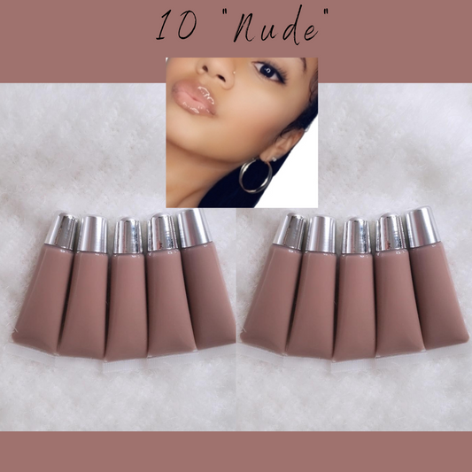 10 "Nude" Lipgloss