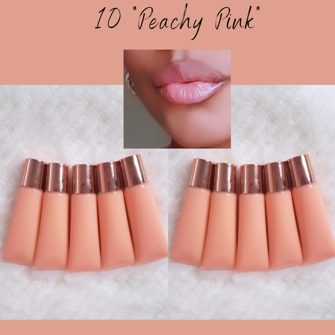 10 "Peachy Pink" Lipgloss